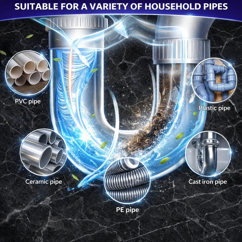 Pipeline Drain Cleaner | Powerful Pipe Unblocker (Buy 1 Get 2 Free)