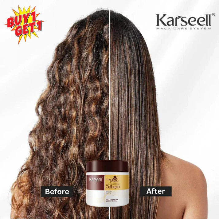 Karseell Collagen Hair Treatment Hair Mask (For All Hair Types)- Buy 1 Get 2 Free! 🔥