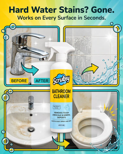 Scrubbly All-in-1 Bathroom Cleaner (400ml + 400ml FREE)