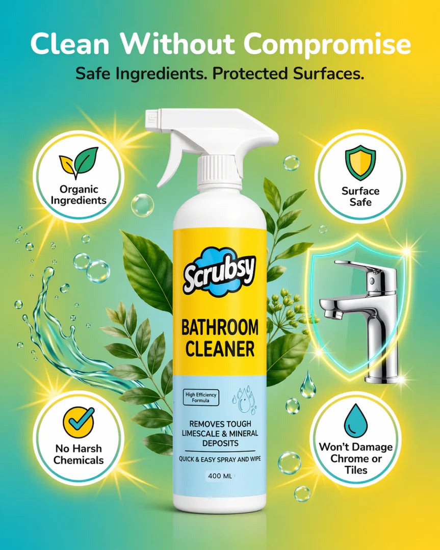 Scrubbly All-in-1 Bathroom Cleaner (400ml + 400ml FREE)