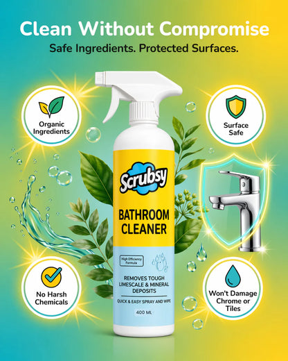 Scrubbly All-in-1 Bathroom Cleaner (400ml + 400ml FREE)