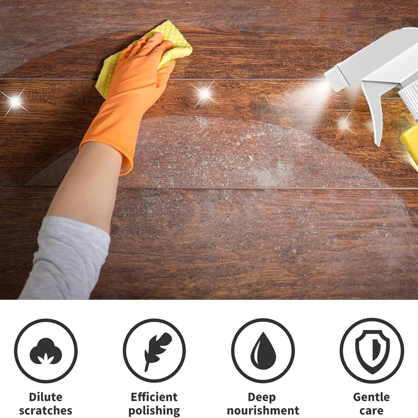 Beeswax Wood Polish Spray | Restore Shine , Protect Furniture | BUY 1 GET 2 FREE