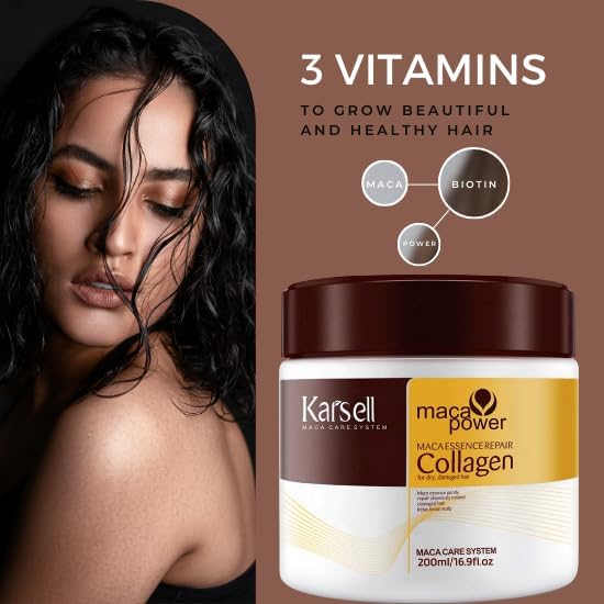Karseell Collagen Hair Treatment Hair Mask (For All Hair Types)- Buy 1 Get 2 Free! 🔥