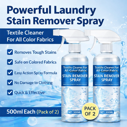 Powerful Textile Cleaner For All Color Fabric Stain Remover Spray BUY 1 GET 1 FREE