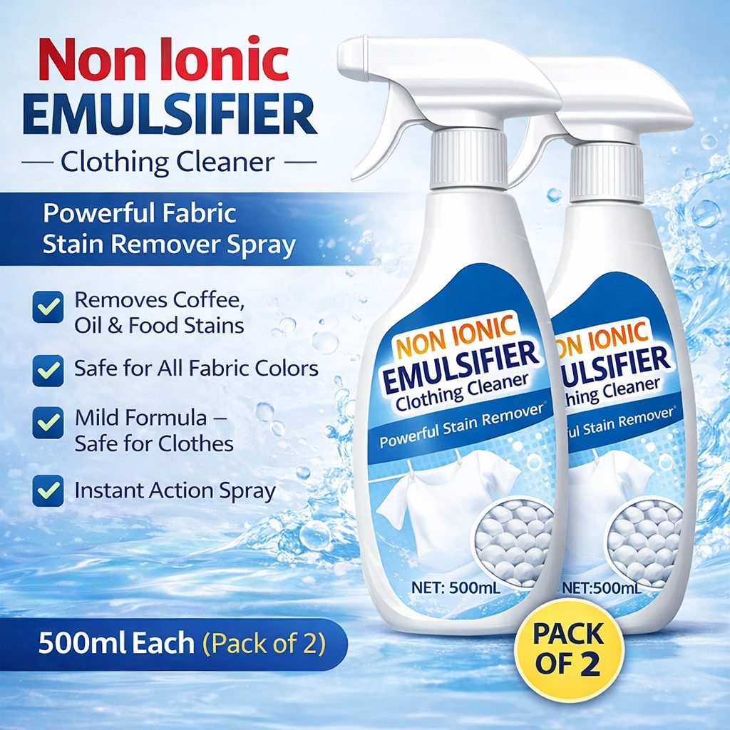 All-Purpose Clothing Stain Cleaner – Removes Coffee, Wine & Oil Stains in Seconds! BUY 1 GET 1 FREE