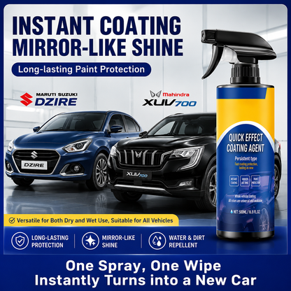 Advanced Car Quick-Acting Coating Agent Spray Kit 🚗✨ | Instant Mirror Shine & Protective Coating | BUY 1 GET 1 FREE | 500ML Each Bottle