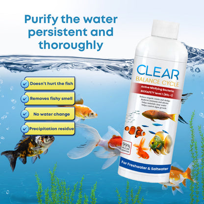 ClearBalance™ – Automatic Fish Tank Cleaning Agent – (Buy 1 Get 2 Free🔥)