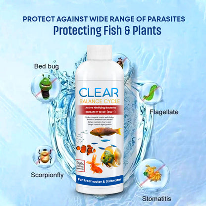 ClearBalance™ – Automatic Fish Tank Cleaning Agent – (Buy 1 Get 2 Free🔥)