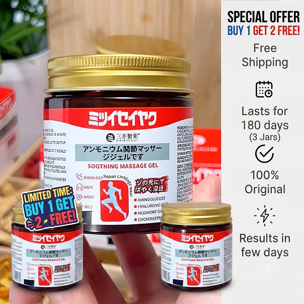 SwiftComfort™ - Japanese Instant Pain Relief Soothing Massage Gel 🌸✨ (Buy 1 Get 2 Free🔥🔥)