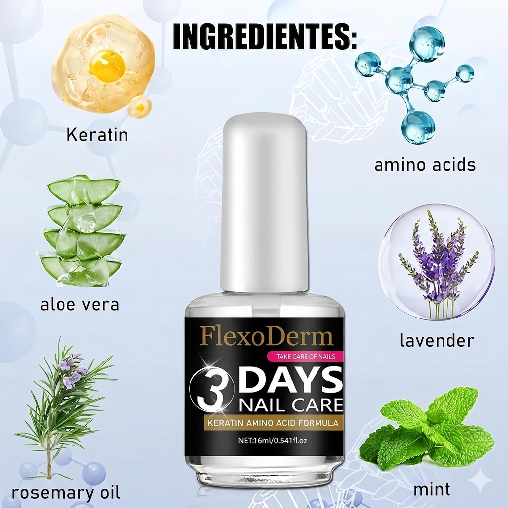 3-Day Keratin Nail Repair Treatment Oil Pack of 2