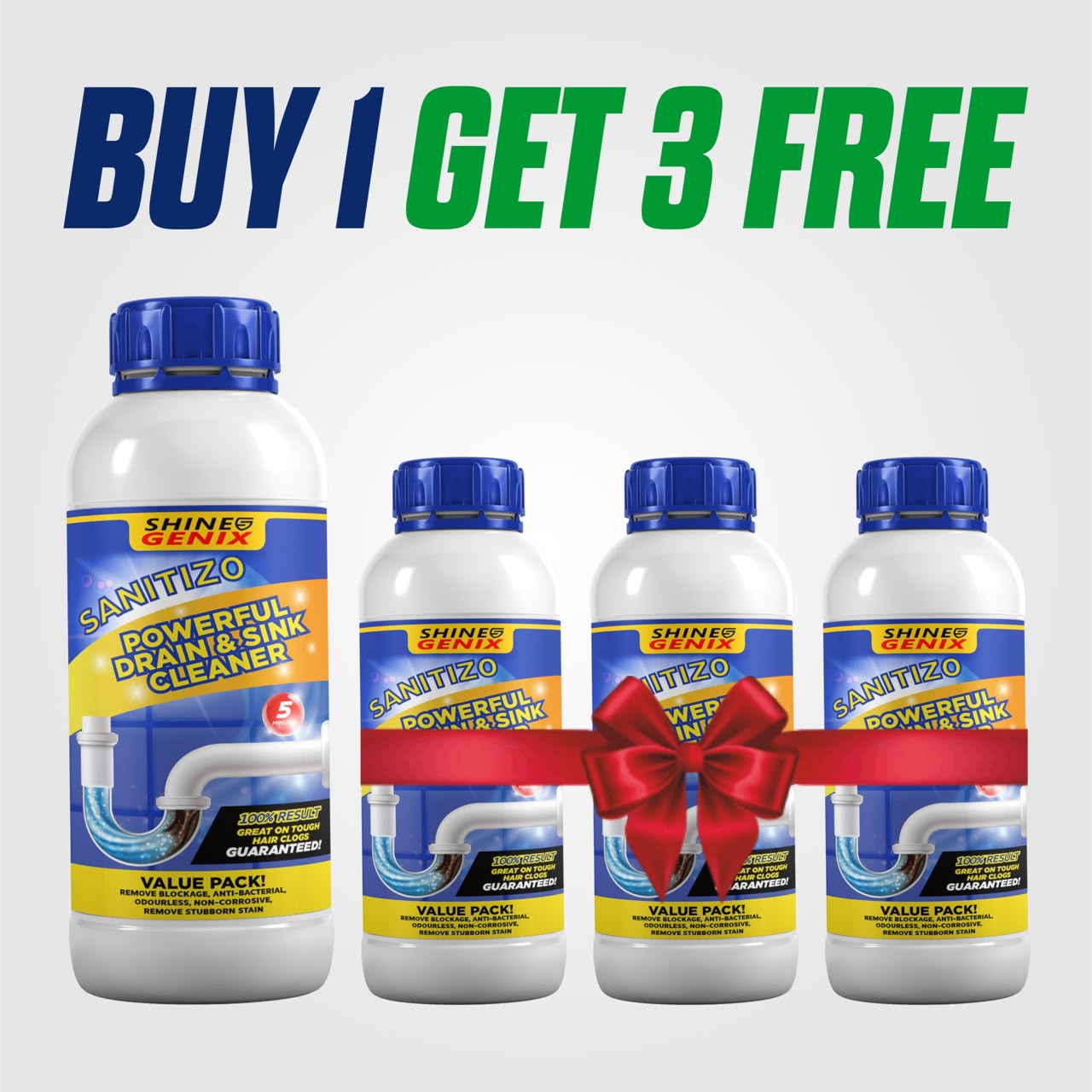 🌸 💦 Sanitizo™ - Powerful Drain Cleaner⚡️ (BUY 1 GET 3 FREE)