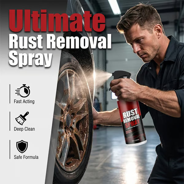 Wheel Rust Remover and Cleaner Spray (Pack of 2)