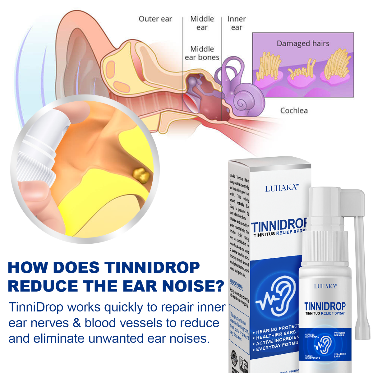 TinniDrop™ Spray (Pack Of 2)