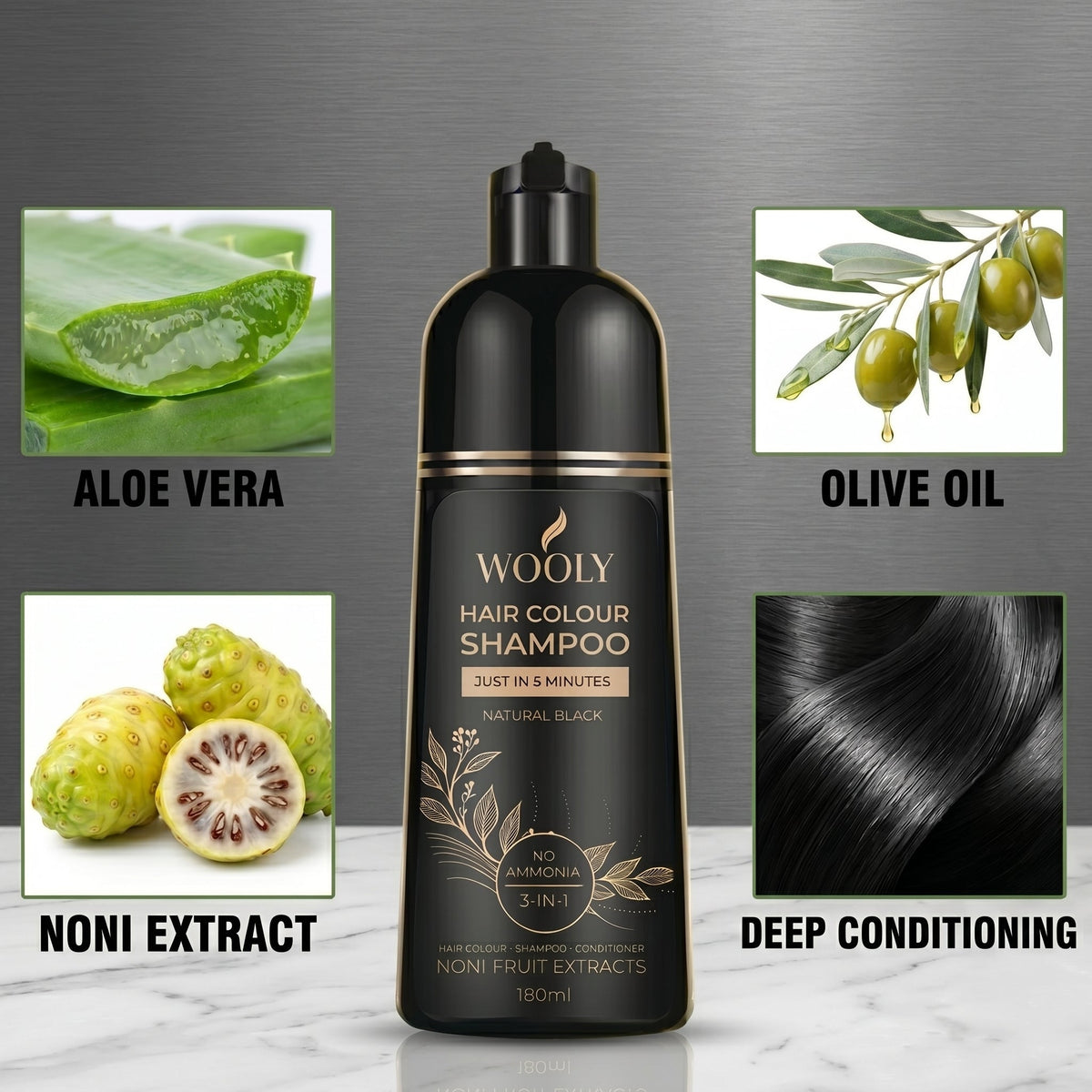 Wooly Hair Colour Shampoo